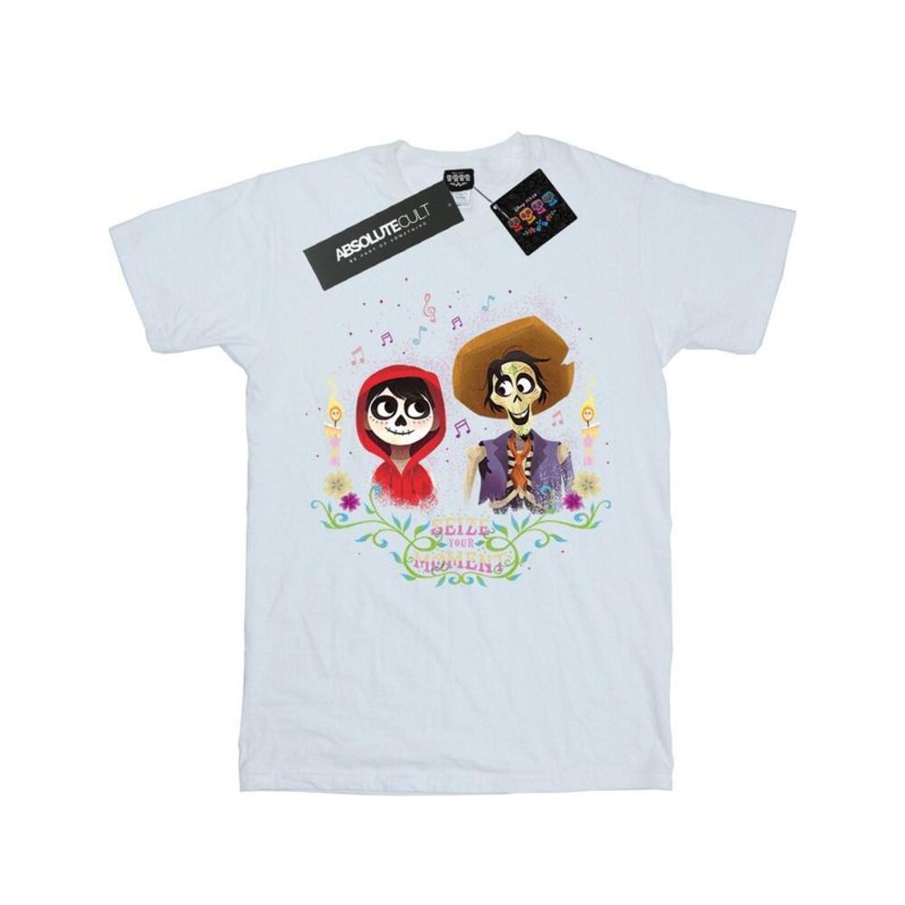 Coco Girls Seize The Moment Cotton T-Shirt / White